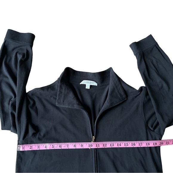 St. John Sport Womens Full Zip Standard Collar Cotton Lightweight Jacket, Size P - Picture 10 of 10
